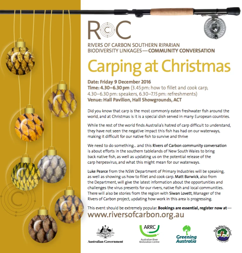 Carping at Christmas Flyer