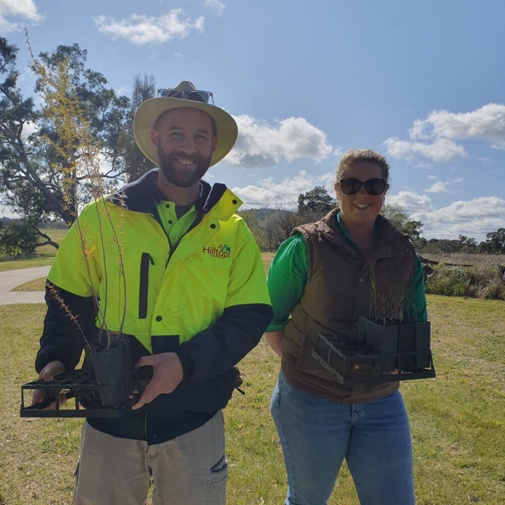 Co-event organisers Bryce Weedon and Amber Kelly