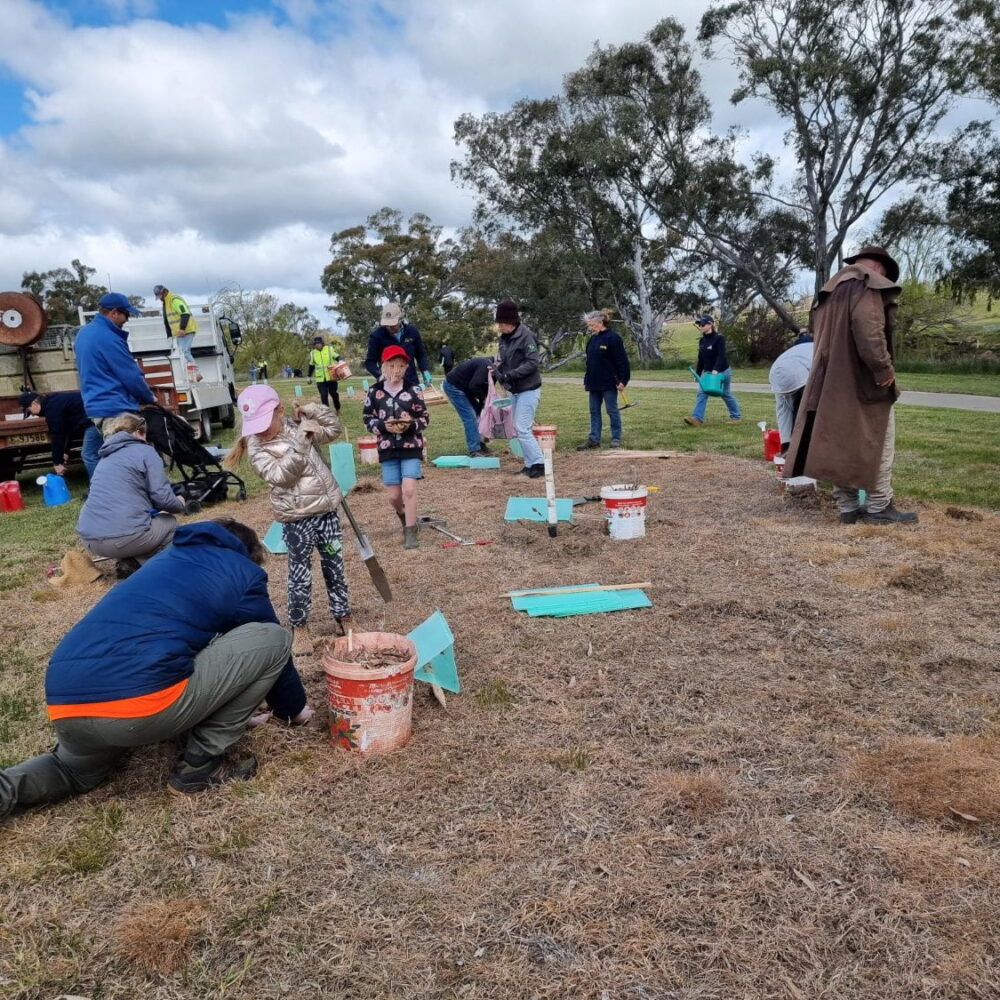 It takes a community to restore a river, shout out to all the volunteers