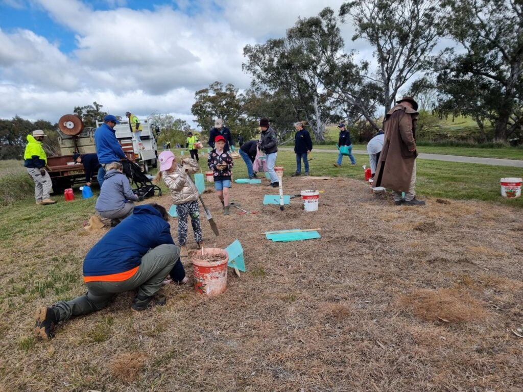 It takes a community to restore a river, shout out to all the volunteers